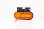 Fristom ! ! ! ÚJDONSÁG! ! ! - Szélességjelző 12-24V kerekített alakú Sárga LED-es +Tartó 126mm x 51mm (FT-70Z+K LED) (FT-070Z+K) - jarmulampa
