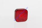 Fristom Szélességjelző 12-24V MAN kocka alakú sík hátoldalas piros 4 LED-es 62mm x 62mm (FT-27C LED) (FT-027CLED) - jarmulampa