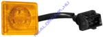 Dasteri Szélességjelző SÁRGA 3LED-es 24V kocka alakú (SETRA buszokhoz) +vezeték +csatlakozó, 33x34mm, vast. : 46mm - DSL-3040/24 (DSL-3040/24)