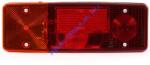 WAS Hátsólámpa Zuk prizmás búrás BAL oldal +rendszám 284mm x 102mm x 65mm (551) (07-551L) - jarmulampa