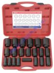 Genius Tools légkulcsfej készlet, colos, hosszú, 3/4", 21 darabos (DI-621S)