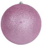 Decoration & Design Karácsonyfa gömb glitteres műanyag 13,5 cm (243004/243007)
