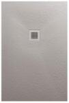 AREZZO design SOLIDSoft zuhanytálca 120x100 cm, BETON, színazonos lefolyóval (2 doboz) (AR-100120C)
