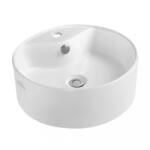 INVENA Rondi pultra ültethető kerámia mosdó 41 cm, fehér CE-20-001-W (CE-20-001-W) - furdoszoba-ujhaz
