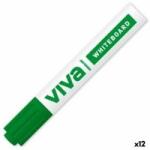 Molino Real Marker pentru tablă albă Molin VIVA Verde (12 Unități)