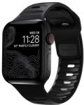 NOMAD Sport curea Apple Watch Ultra (49mm) 8/7 (45mm)/6/SE/5/4 (44mm)/3/2/1 (42mm) M/L negru (NM1AM10000)