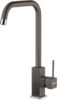 Pyramis Baterie Bucatarie Pyramis Adelita Monocomanda Pipa Inalta Dreapta Aerator Cu Limitare De Debit Finisaj Gri (090947601)