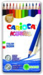 CARIOCA Creioane colorate CARIOCA Acquarell, hexagonale, 12 culori/cutie - cutie metalica (CA-42859) - vexio