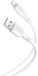 XO Cablu Date si Incarcare USB-A - Lightning XO Design NB103, 18W, 1m, Alb