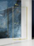 NEW TRENDY Smart Light Gold cabină de duș 110x100 cm dreptunghiular auriu luciu/sticlă transparentă EXK-6695 (EXK6695)