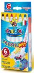 CARIOCA pentru textile, varf gros 6mm, 6 culori/cutie, CARIOCA CromaTex (CA-40956)