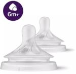 Philips Tetina Philips-Avent Natural Response SCY966/02 +6 luni Debit 6 Fara BPA 2 bucati (SCY966/02)