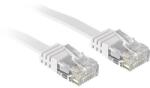 Lindy RJ45 Hálózat Csatlakozókábel CAT 6 U/UTP 3.00 m Fehér Védővel LINDY (47503) (47503)
