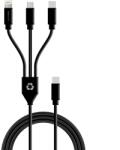 LeCord USB-C 3-in-1 Kábel - Fekete