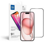  Blue Star Apple iPhone 15/ iPhone 16 5D teljes kijelzős tempered glass kijelzővédő üvegfólia, fekete - speedshop