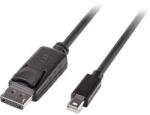 Lindy Kijelző csatlakozó Csatlakozókábel [1x DisplayPort dugó - 1x Mini DisplayPort dugó] 2.00 m Fekete (41646) (41646)