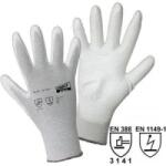 L+D worky ESD Nylon/Carbon-PU 1171-8 Nylon Munkakesztyű Méret (kesztyű): 8, M EN 388 , EN 1149-1 CAT II 1 pár