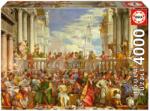 Educa Puzzle The Wedding At Cana Paolo Veronese Educa 4000 piese și lipici Fix de la 11 ani (EDU19949) Puzzle