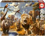 Educa Puzzle Wild Animals Educa 1000 piese și lipici Fix de la 11 ani EDU19920 (EDU19920) Puzzle