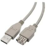 Gigapack kábel hosszabbító USB 2.0 - USB 2.0 1, 8m szürke (GP-33045) (GP-33045)