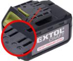 Extol tartalék akku ÚJABB TÍPUSÚ 402440 Li-ion töltőhöz, 3 SARU; 20, 5V, 1500mAh, töltési idő: 1 óra