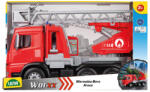 LENA Mercedes Arocs pompier cu scara, (04615) Set bricolaj copii