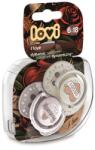 LOVI Lovi, I Love, suzeta dinamica din silicon, 6-18 luni, 2 buc