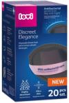 Lovi Lovi, Discreet Elegance, tampoane antibacteriene pentru san, negru, 20 buc