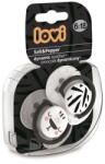 LOVI Lovi, Salt & Pepper, suzeta dinamica din silicon, 6-18 luni, 2 buc
