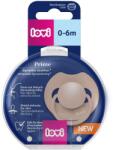 LOVI Lovi, Prime, suzeta dinamica din silicon, 0-6 luni, Blush, 1 buc