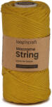  Loop'n craft 3mm macrame kifésülhető fonal 31 Mustár
