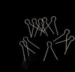  Rugós szem, akasztó gömbökhöz, hungarocell figurákhoz 10db/cs