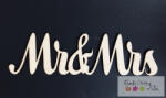  Mr&Mrs felirat írott 9, 5cm