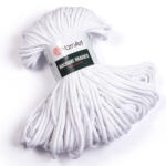 YARNART macrame braided fonal 5mm 751 fehér