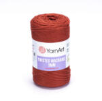 YARNART twisted 3mm macrame kifésülhető fonal 785 rozsdabarna