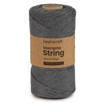  Loop'n craft 3mm macrame kifésülhető fonal 05 Szürke
