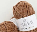  Wolans Bunny Baby Shine, csillogós plüss fonal 820-41 világos barna