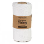  Loop'n craft 3mm macrame kifésülhető fonal 02 fehér