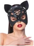 Fever Mock Leather Cat Mask Black