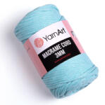 YARNART macrame cord fonal 3mm 775 menta
