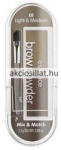 Essence Brow Powder Set Szemöldökformázó Szett 01 light & medium