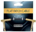 RockBoard Flat Patch Cable Gold 5 cm Ъглов - Ъглов Пач кабел (<![CDATA[RBO CAB PC F  5 GD]]>)