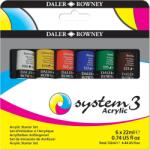 Daler-Rowney System3 Комплект акрилни бои 6 x 22 ml (<![CDATA[129100005]]>)