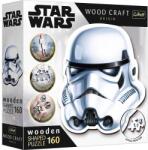 Trefl Puzzle din lemn 160 piese - Casca Stormtrooper (20188) Puzzle