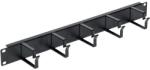 Legrand vízszintes rendezők - 2U, 19", gyűrűs, acél, csavaros rögzítés, vízszintes irányú (EHPM2UM)