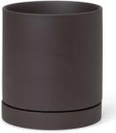 ferm LIVING virágcserép Sekki Pot M - fekete Univerzális méret (5468)