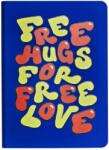 Nuuna jegyzetfüzet Free Hugs by Jan Paul Müller S - többszínű Univerzális méret
