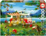 Educa Puzzle Camping Holiday Educa 1000 darabos és Fix ragasztó (19922)