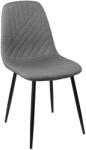  Sötétszürke EVA étkezőszék fekete lábakkal