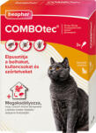 Beaphar COMBOtec Cat Spot On - Antiparazitar pt pisici împotriva puricilor, căpușelor și păduchilor (3 pipete / cutie | 3 x 50 mg Fipronil + 3 x 60 mg (S)-Methopren)
